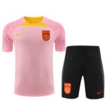 Kit Short e Camisa da China Treino Rosa 2023/24