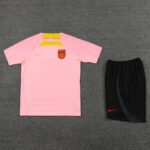 Kit Short e Camisa da China Treino Rosa 2023/24