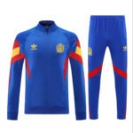 Conjunto Jaqueta e Calça Espanha Azul Originals Treino 2024/25