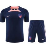 Kit Short e Camisa Atlético de Madrid Treino Azul Escuro 2024/25