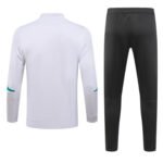 Conjunto Jaqueta e Calça Man Utd Branco Treino 2023/24