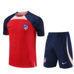 Kit Short e Camisa Atlético de Madrid Treino Vermelho 2023/24