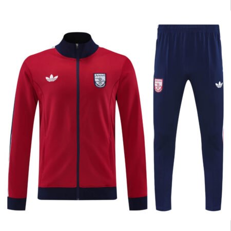 Conjunto Jaqueta Arsenal Treino Calça Azul Originals 2024/25