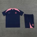 Kit Short e Camisa Atlético de Madrid Treino Azul Escuro 2023/24