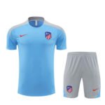Kit Short e Camisa Atlético de Madrid Treino Azul 2024/25
