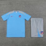 Kit Short e Camisa Atlético de Madrid Treino Azul 2024/25
