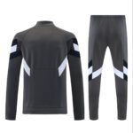 Conjunto Jaqueta e Calça Real Madrid Cinza Originals Treino 2024/25