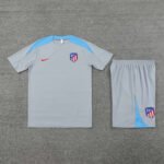 Kit Short e Camisa Atlético de Madrid Treino Cinza 2024/25
