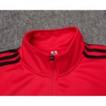 Conjunto Jaqueta e Calça Man Utd Vermelho Treino 2023/24