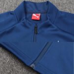 Conjunto Jaqueta e Calça Marseille Azul Escuro Treino 2023/24