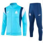 Conjunto Jaqueta e Calça Marseille Azul Claro Treino 2023/24