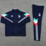 Conjunto Jaqueta e Calça Itália Azul Escuro Treino 2024/25