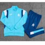 Conjunto Jaqueta e Calça Marseille Azul Claro Treino 2023/24