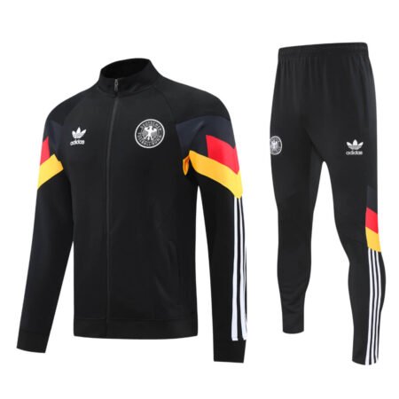 Conjunto Jaqueta e Calça Alemanha Originals Preto Treino 2024/25