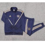 Conjunto Jaqueta e Calça Arsenal Azul Escuro Treino 2023/24