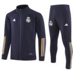 Conjunto Jaqueta e Calça Real Madrid Azul Escuro Treino 2023/24