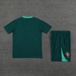 Kit Short e Camisa Portugal Treino Verde 2024/25