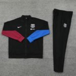 Conjunto Jaqueta e Calça Barcelona Preto Treino 2024/25