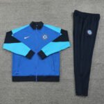 Conjunto Jaqueta e Calça Chelsea Azul Treino 2024/25
