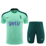 Kit Short e Camisa Tottenham Treino Verde Claro 2024/25