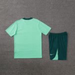 Kit Short e Camisa Tottenham Treino Verde Claro 2024/25