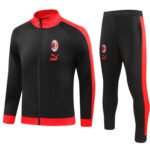 Conjunto Jaqueta e Calça AC Milan Treino Preto 2022/23