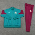 Conjunto Jaqueta e Calça PSG Verde Treino 2024/25