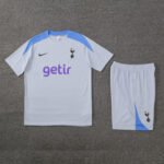 Kit Short e Camisa Tottenham Treino Cinza 2024/25