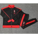 Conjunto Jaqueta e Calça AC Milan Treino Preto 2022/23