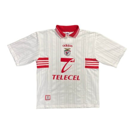 Camisa Benfica Branca 1997/98 Away Adidas Telecel Masculina