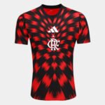 camisa-flamengo-pre-jogo-vermelha-2025-26-masculina