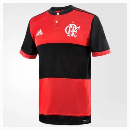 Camisa Flamengo Vermelha 2017/18 Titular Masculina