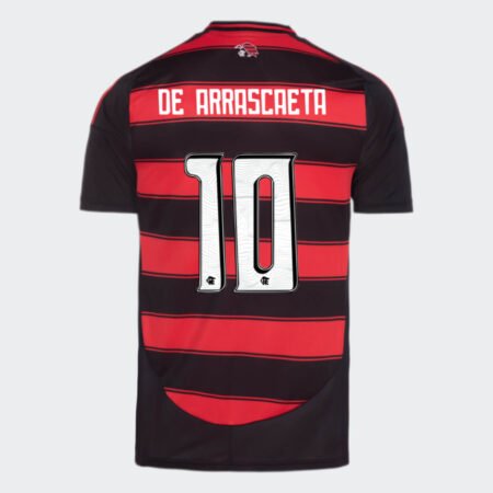 Camisa Flamengo Vermelha De Arrascaeta #10 2025/26 Titular
