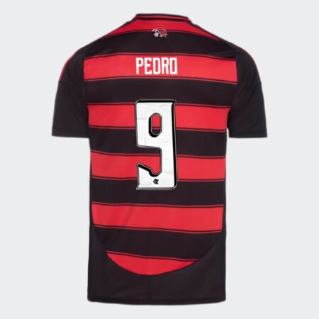 Camisa Flamengo Vermelha Pedro #9 2025/26 Titular