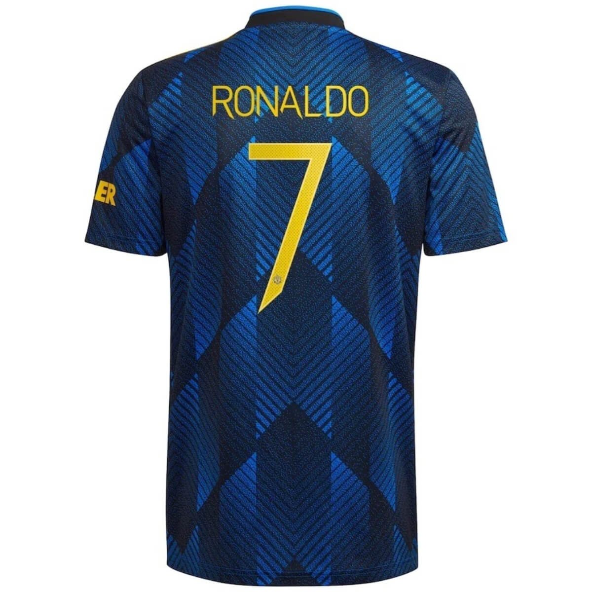 camisa-man-utd-third-2021-22-azul-ronaldo-7- Camisa Manchester United Azul Escuro Ronaldo #7 2021/22 Third