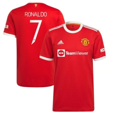 Camisa Manchester United Vermelho Ronaldo #7 2021/22 Home