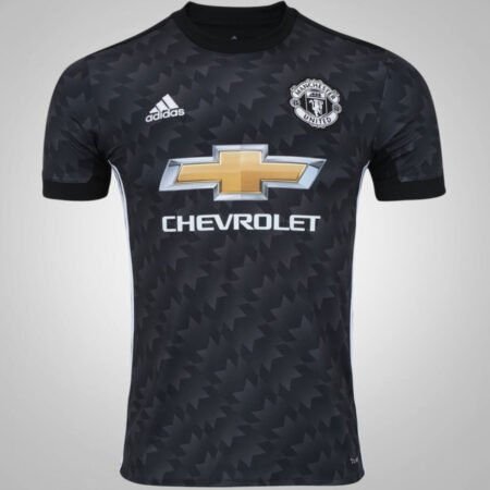 Camisa Manchester United Preta 2017/18 Away Masculina
