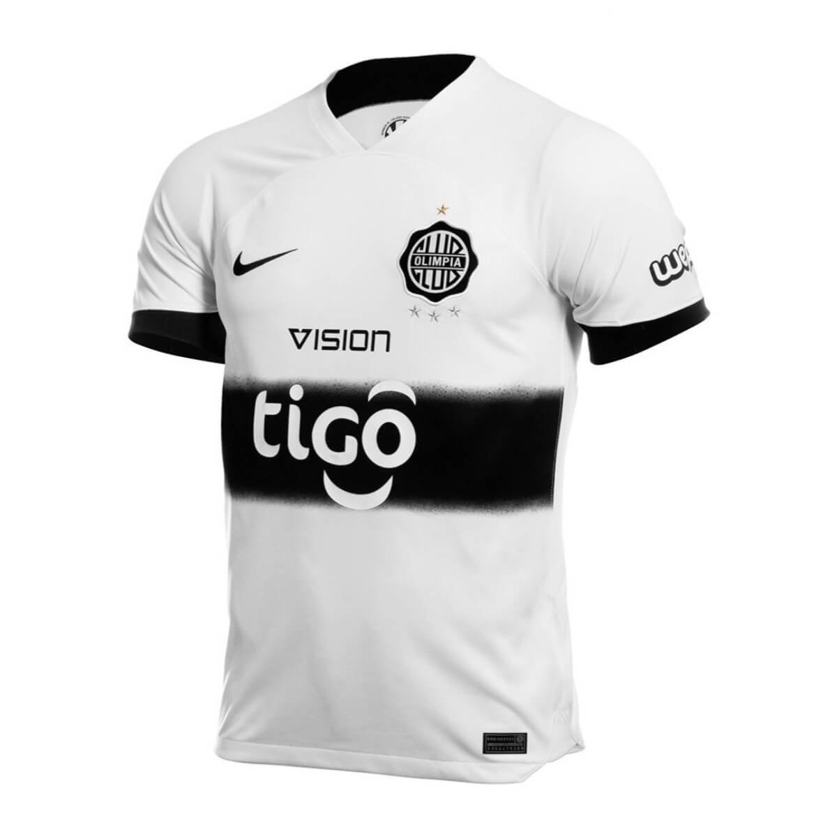 camisa-olimpia-do-paraguai-branca-2024-25-masculina Camisa Club Olimpia Branca 2024/25 Titular Masculina