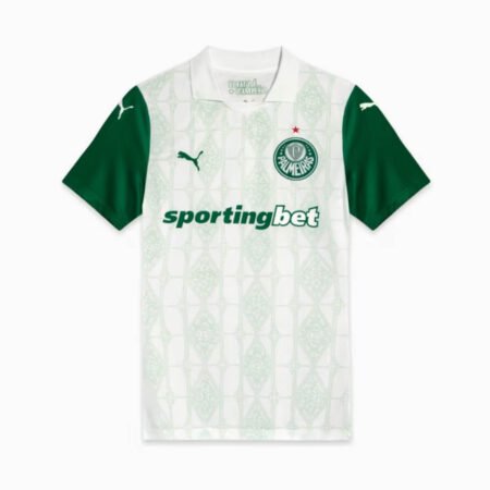 Camisa Palmeiras Branca 2025/26 Reserva Masculina