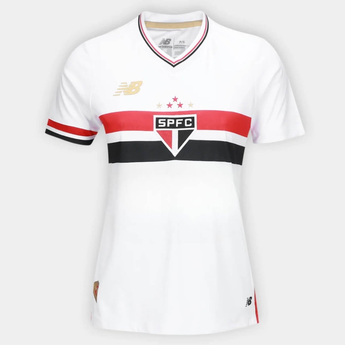 camisa-sao-paulo-2025-26-branca-titular-feminina-sem-patrocinio Camisa São Paulo Branca 2025/26 Feminina Titular S/Patrocínio