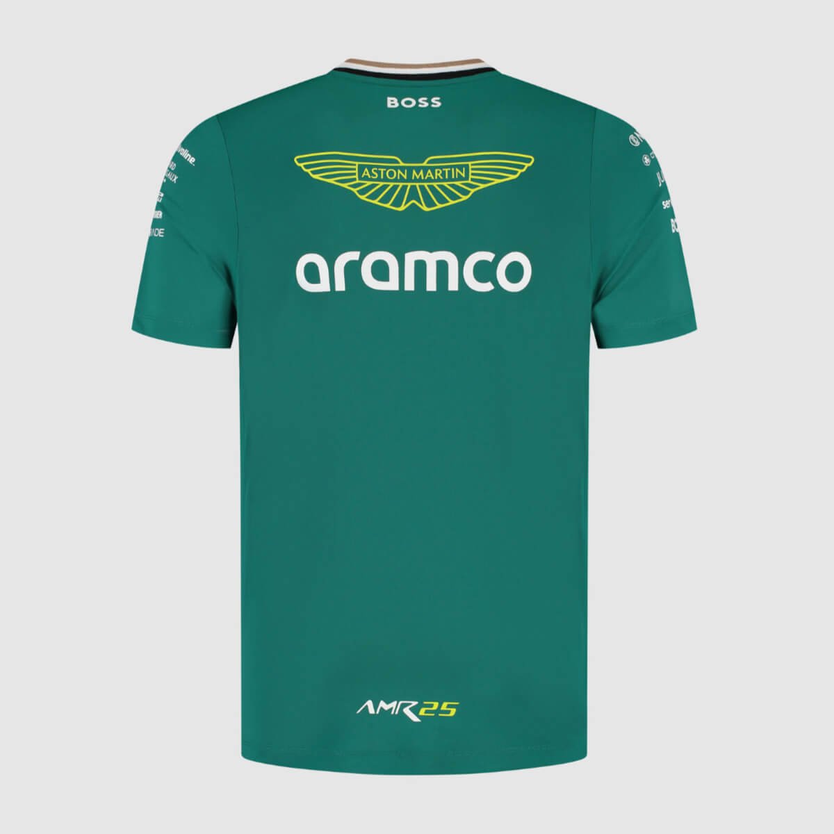 Camisa Aston Martin F1 T-Shirt Verde 2025 Driver Masculina
