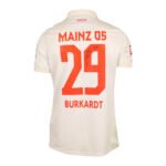 camisa-fsv-mainz-05-bege-2024-25-aniversario-polo-masculina
