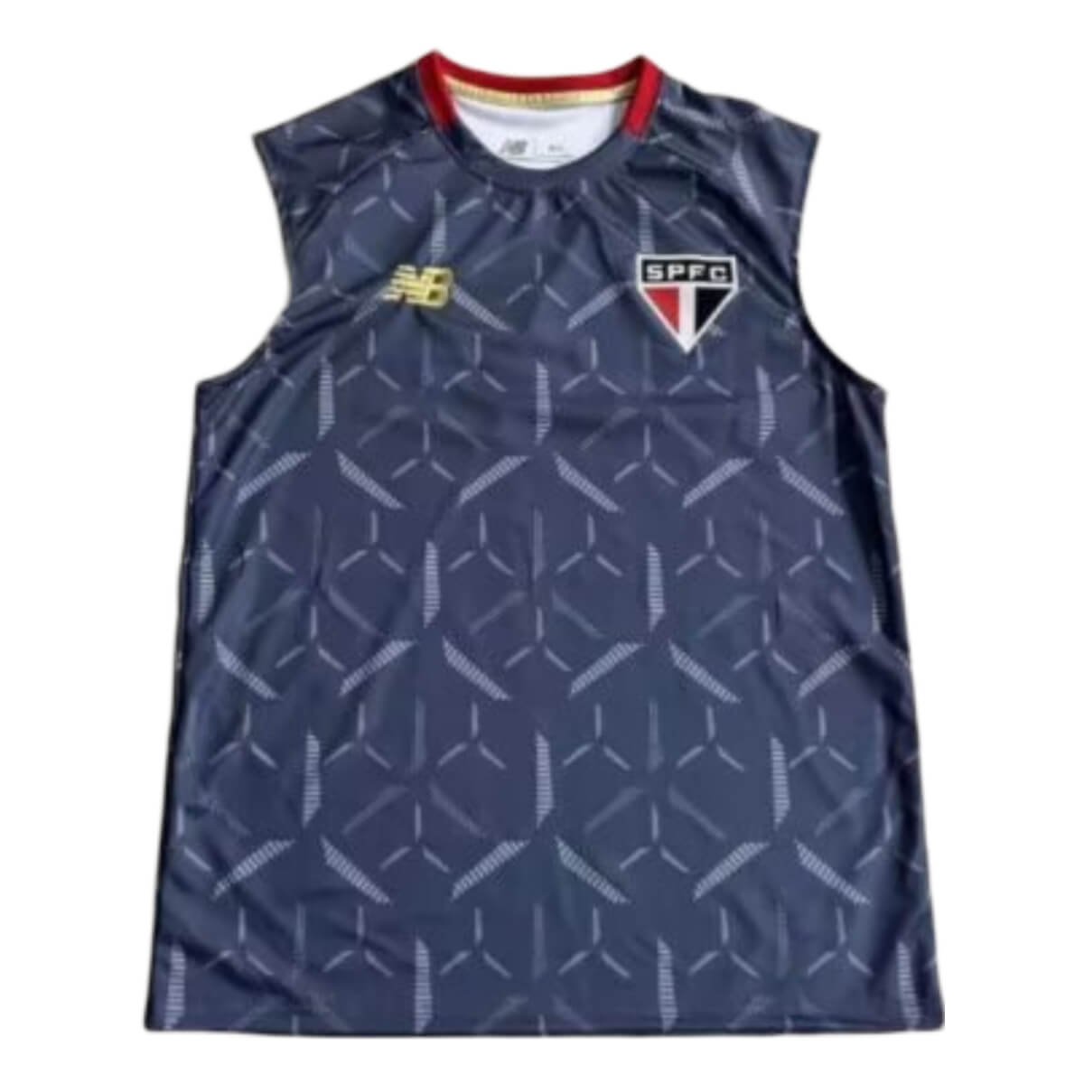 camisa-sao-paulo-regata-treino-cinza-vinho-2025-26-masculina Camisa Regata São Paulo Treino Cinza 2025/26 Masculina
