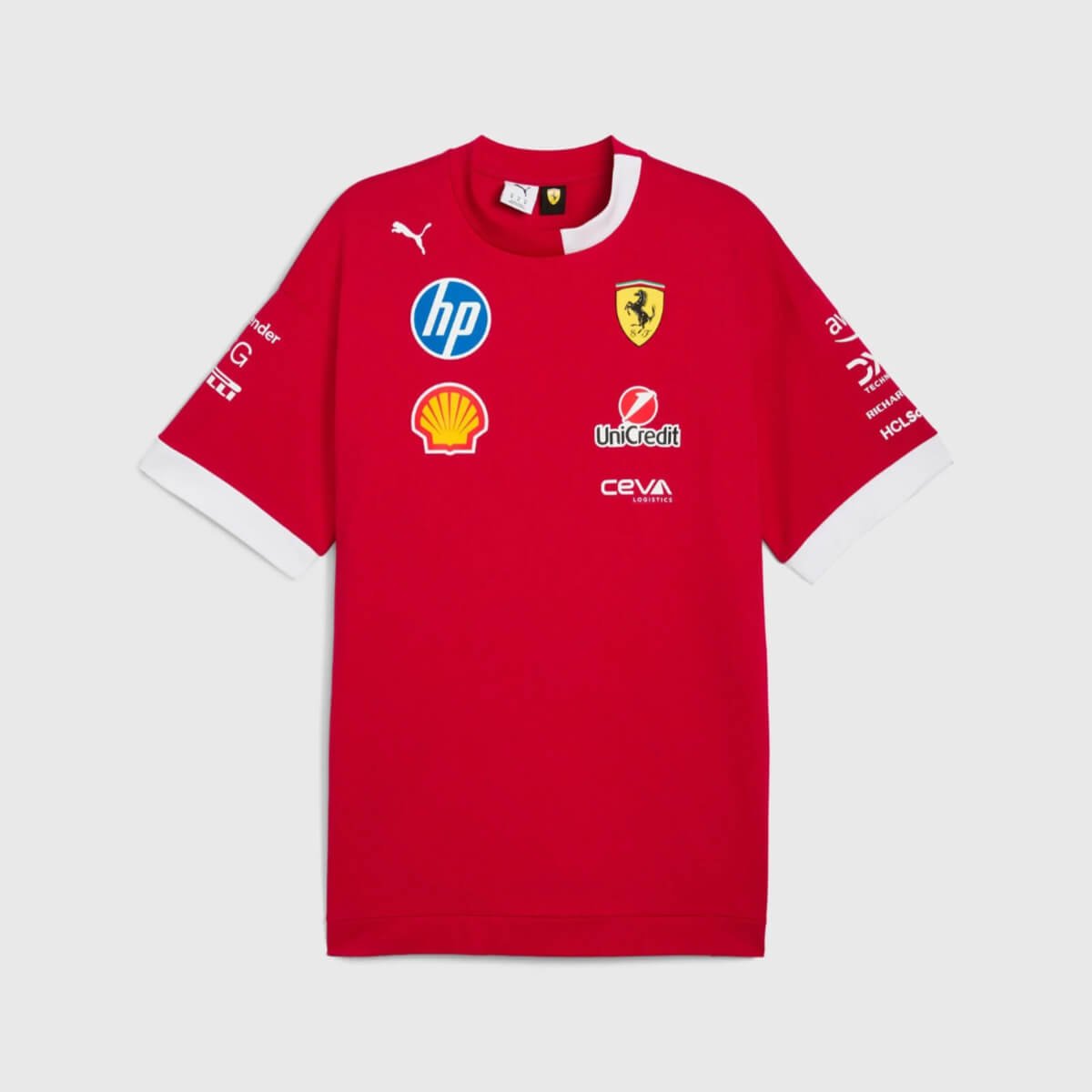 camisa-scuderia-ferrari-f1-vermelha-2025-drivers-oversized Camisa Scuderia Ferrari F1 Vermelha 2025 Driver Masculina