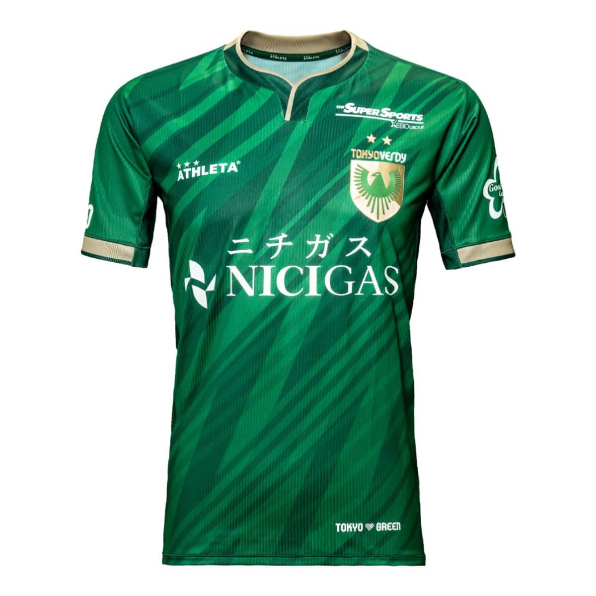 Camisa Tokyo Verdy 2025/26 Verde Home Masculina Athleta - Malta
