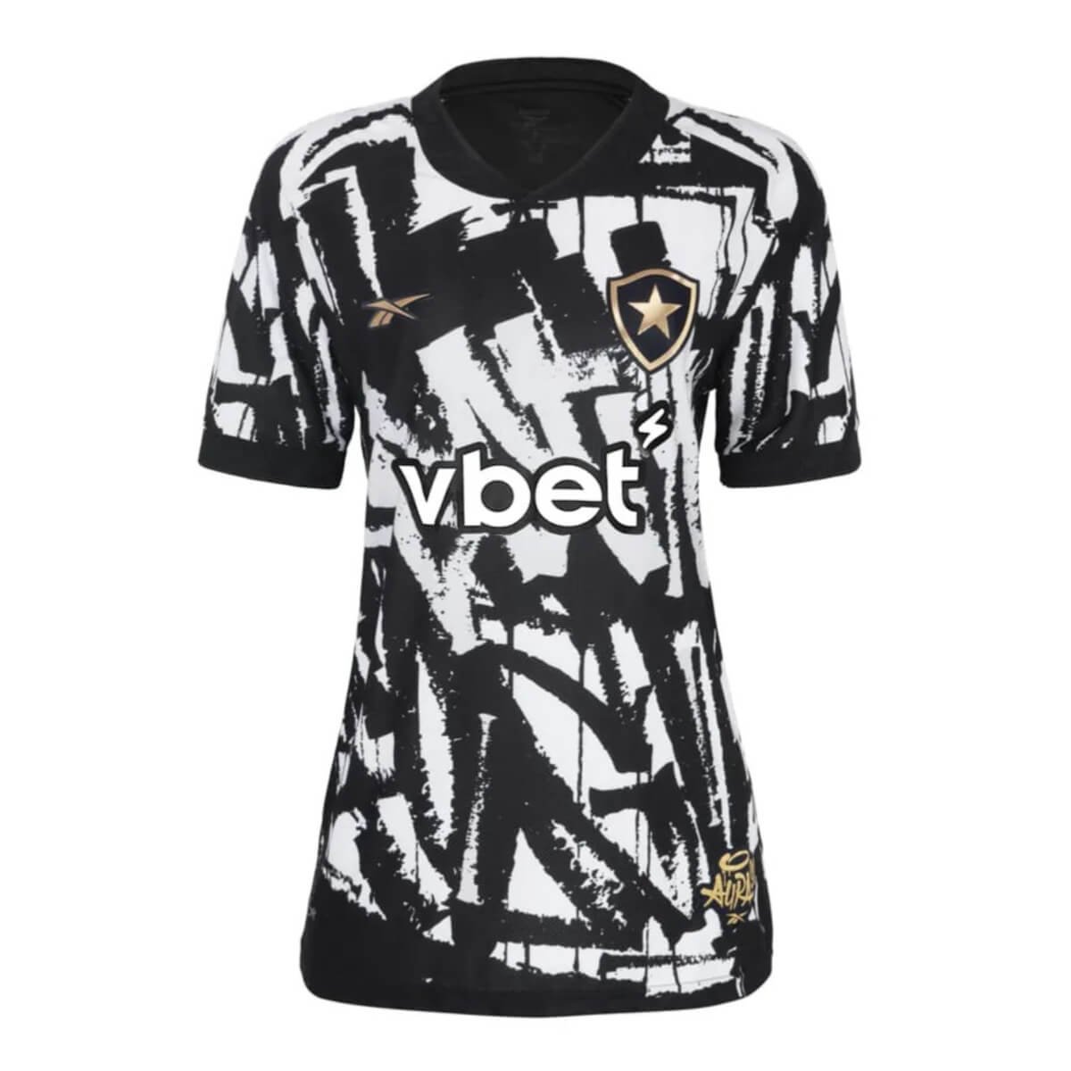 camisa-botafogo-quarta-2025-26-feminina-aura-90 Camisa Botafogo Preta Quarta 2025/26 Aura 90 Feminina