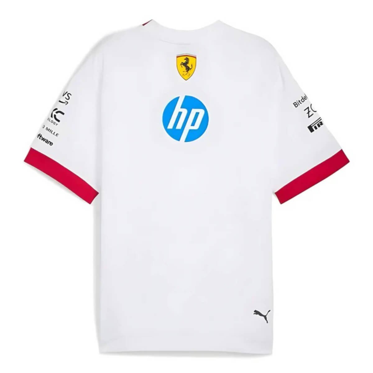 camisa-branca-scuderia-ferrari-2025-26-masculina- Camisa Scuderia Ferrari Branca 2025/26 Team Masculina