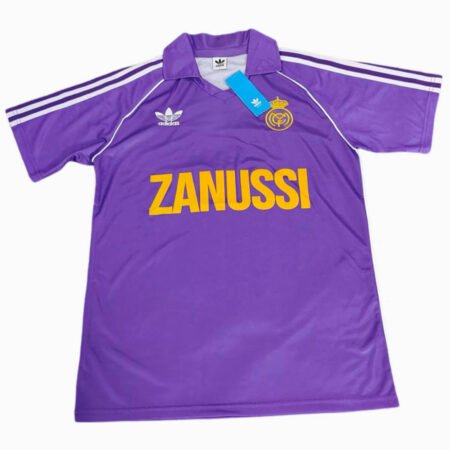 Camisa Real Madrid Roxo Zanussi 1994 Masculina