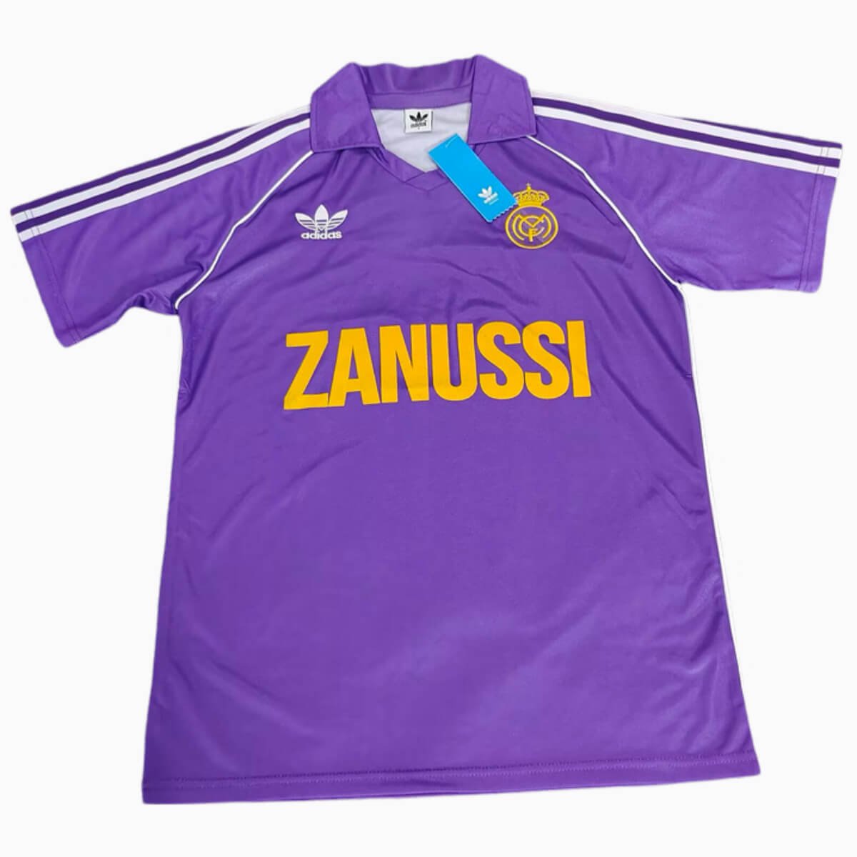 Camisa Real Madrid Roxo Zanussi 1994 Masculina