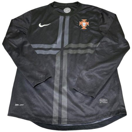Camisa Portugal Preta 2013/14 Manga Longa Away